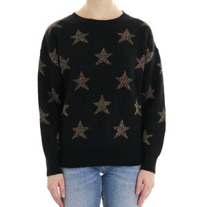 MAGLIA STELLE MOLLY BRACKEN NERO